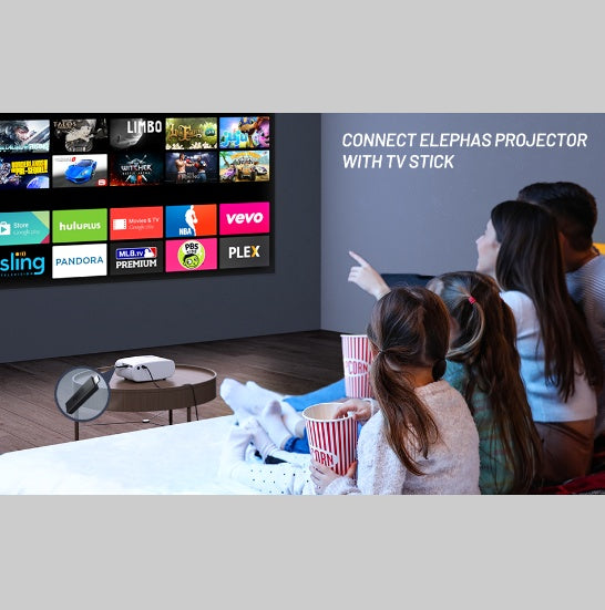 Mini Projector – 1080P HD with Tripod | Portable & Compatible with Android/iOS/Windows/TV Stick/USB