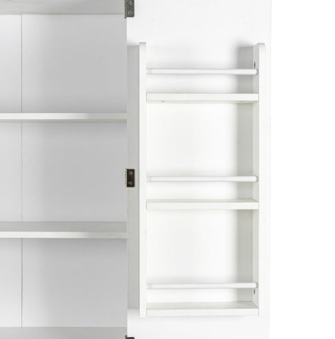 Tall Kitchen Cabinet – 70.87" Pantry Storage with Drawer & Shelves, White Finish