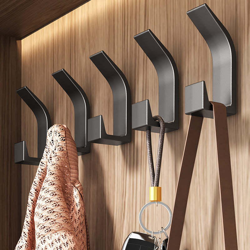 5-Piece No-Drill Wall Hook Set – Strong Adhesive Hooks for Bedroom, Kitchen & Bathroom – Durable ABS Plastic