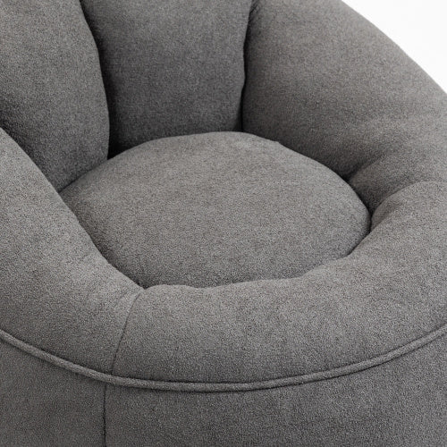 High-Pressure Foam Bean Bag Chair with Footrest – Padded Bedding Sofa Seat
