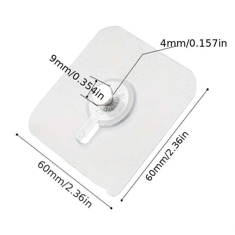 Ultra-Strong Adhesive Wall Hooks (10PCS) – No Drilling, No Damage, Sleek & Durable Design