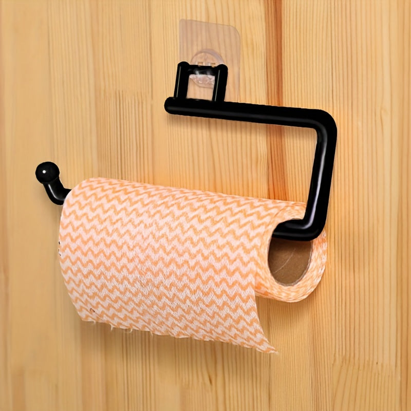 No-Drill, Space-Saving Organizer For Paper Towels, Plastic Wrap, And More