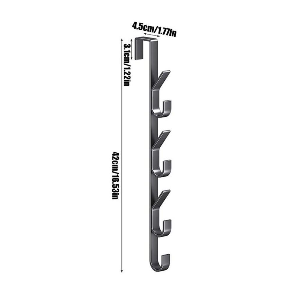 Over-the-Door Clothes Hanger – Heavy-Duty Carbon Steel Hooks for Hanging, Versatile Storage Organizer for Home & Closet