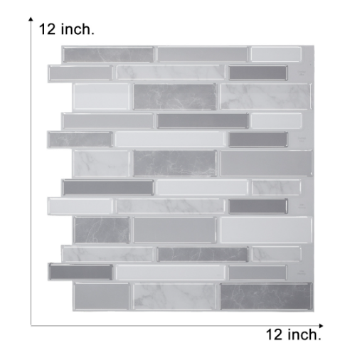 3D Peel-And-Stick Mosaic Magic Wall Sticker (One Piece)