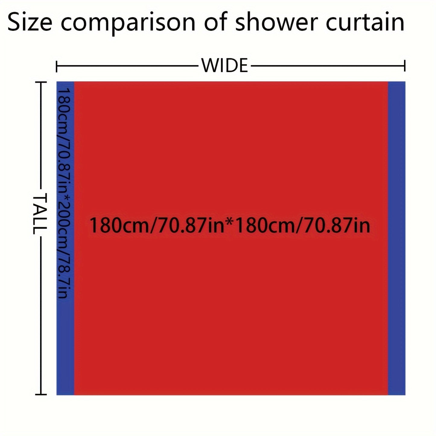 Geometric Black & White Waterproof Shower Curtain – Modern Bathroom Decor with Hooks Included
