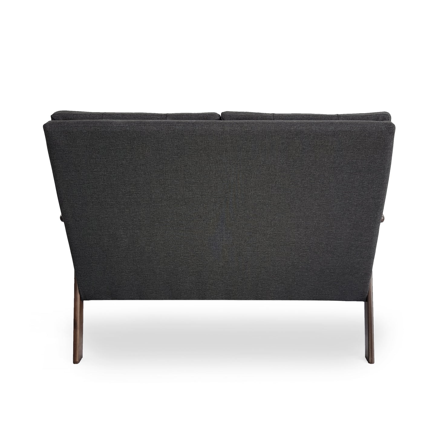 Charcoal Gray 2-Person Sofa – Modern Comfort Meets Timeless Style