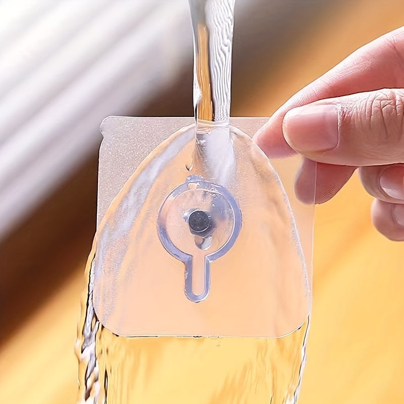 Ultra-Strong Adhesive Wall Hooks (10PCS) – No Drilling, No Damage, Sleek & Durable Design