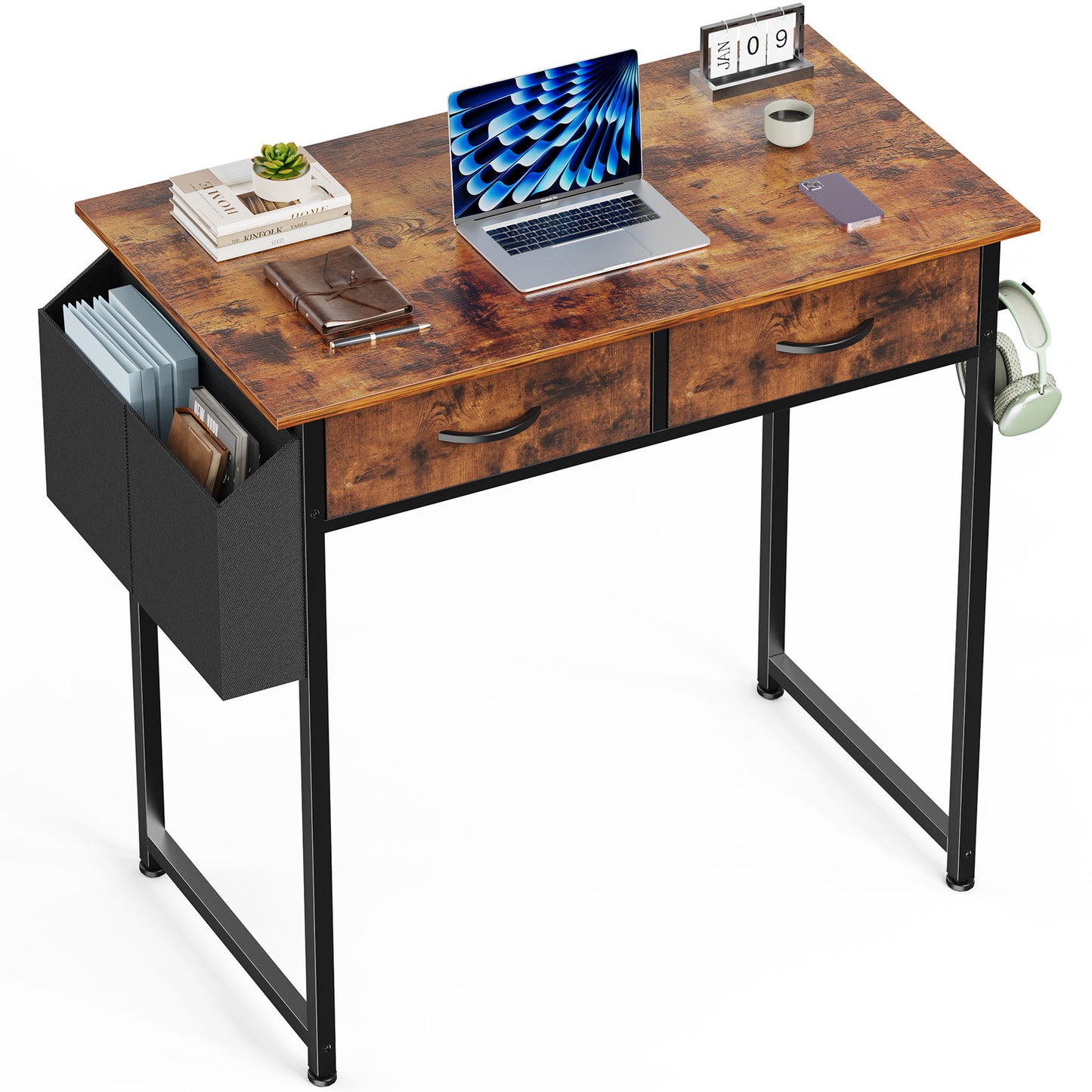 Compact Computer Desk – Small Writing Desk for Home Office, Bedroom, or Study, Ideal for Learning & Workspaces