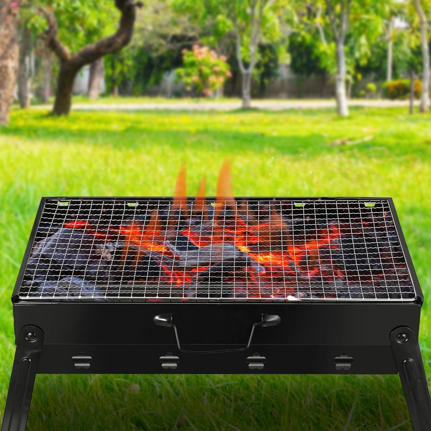 Portable BBQ Grill Foldable Charcoal Grill