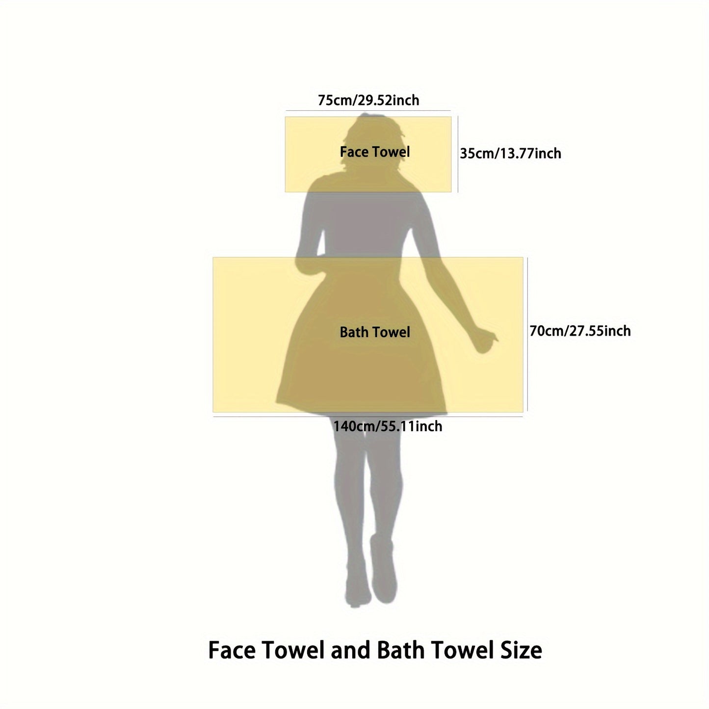 3-Piece Ultra Soft Bath Towel Set – Super Absorbent Towels