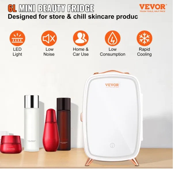 Mini Fridge for Bedroom – Compact & Quiet Personal Refrigerator