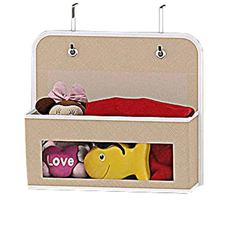 5-Shelf Hanging Storage Organizer – Anti-Tilt Design with 5 Large Pockets, Ideal for Bedroom, Bathroom, or Living Room (Over-the-Door Use)