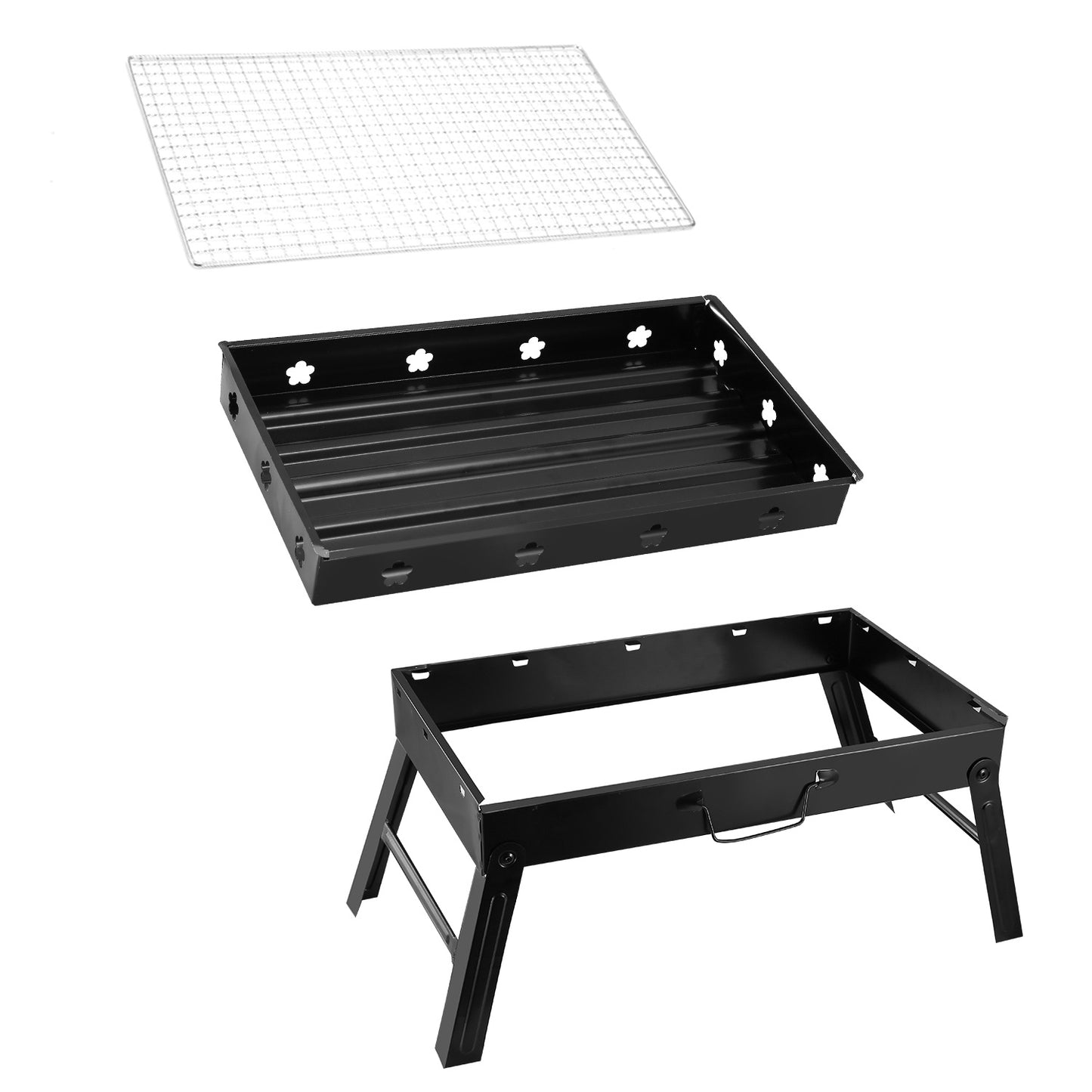 Portable BBQ Grill Foldable Charcoal Grill