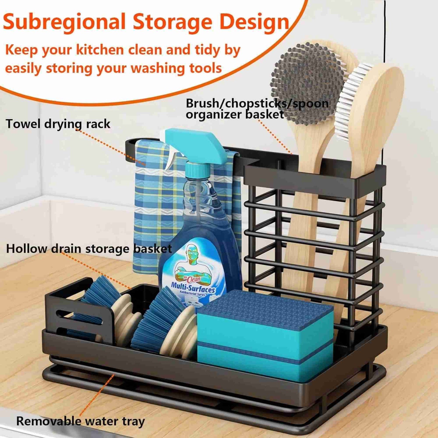 Kitchen Sink Caddy Organizer – No Weekend Delivery | Not Available on Temu or Walmart