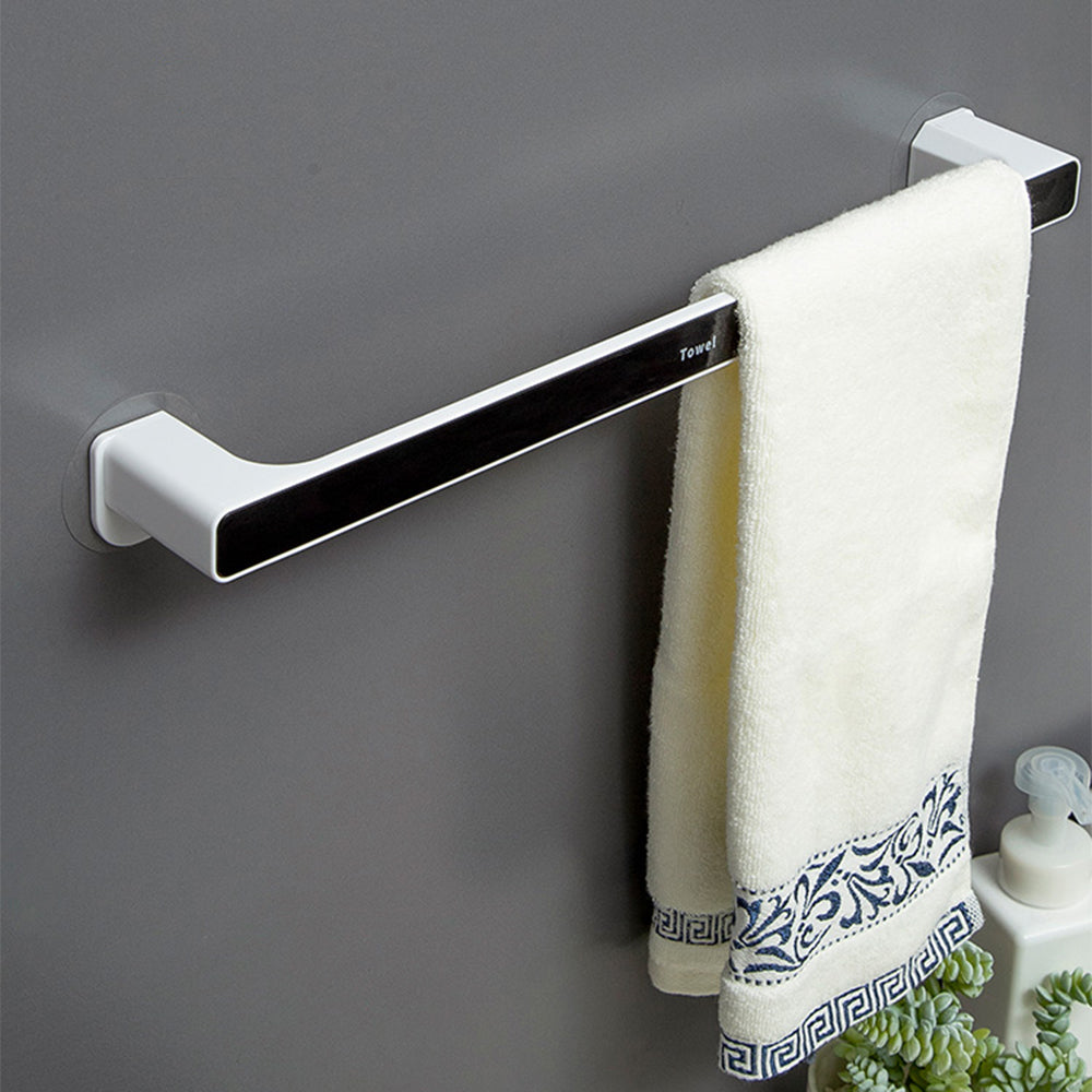 Nordic Towel Rack – No-Drill Suction Cup Bathroom Towel Bar, Minimalist & Space-Saving Design