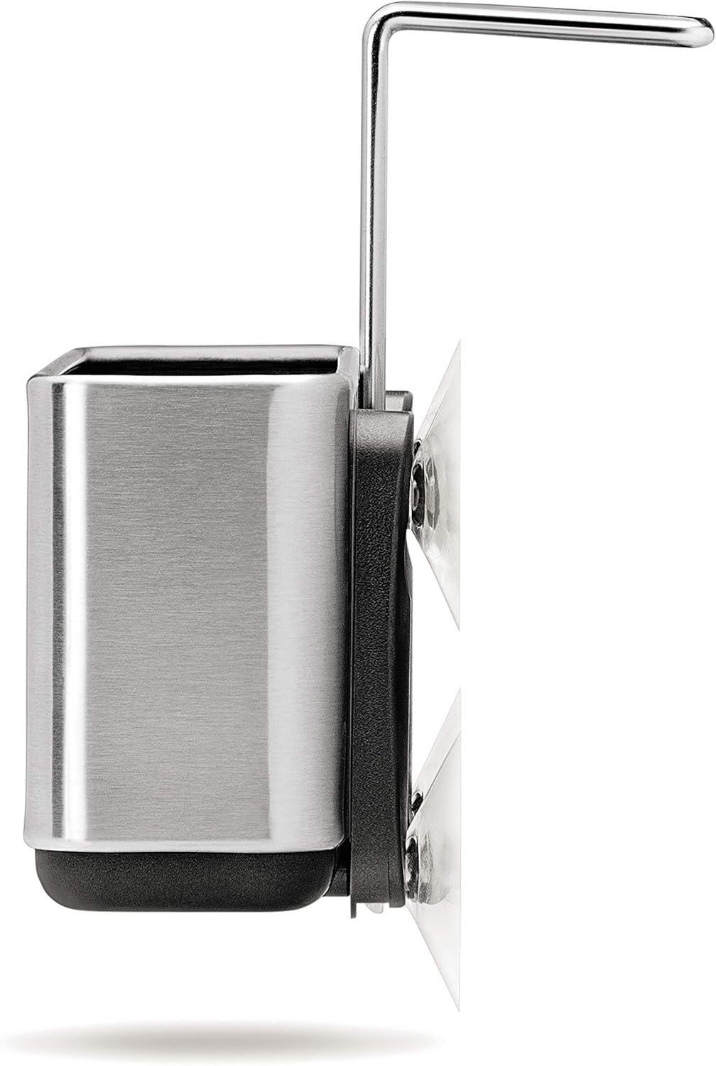simplehuman Slim Sink Caddy Sponge Holder, Brushed Stainless Steel, Silver