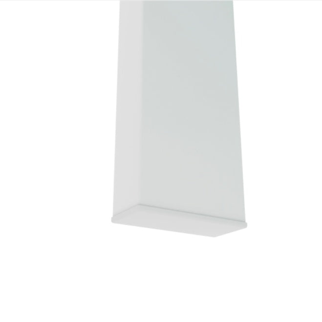 Modern White & Clear Coffee Table – Stylish Side or Center Table for Living Room Furniture Décor