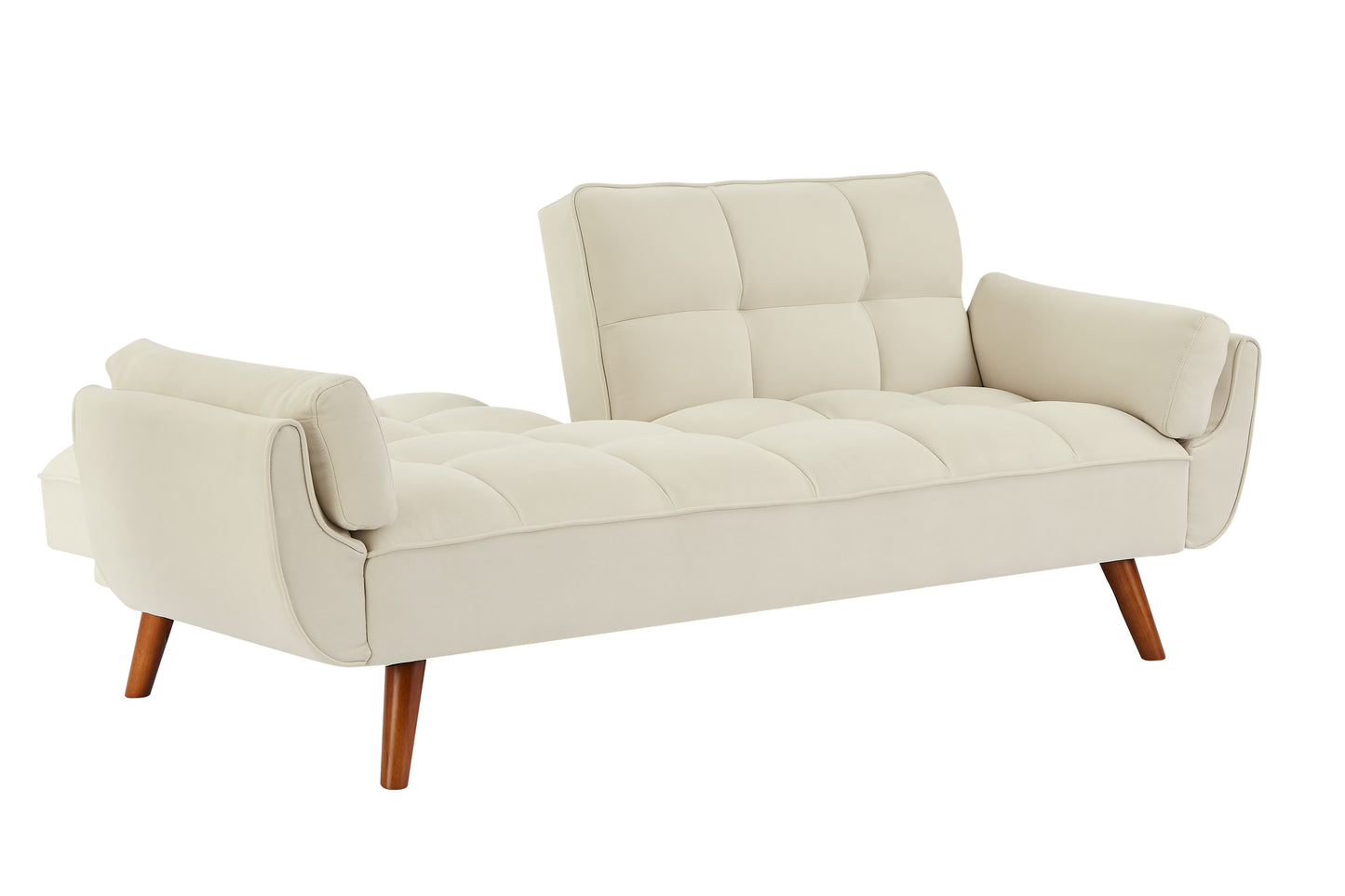 Modern Beige Cloth Sofa – Simple Comfort, Everyday Style