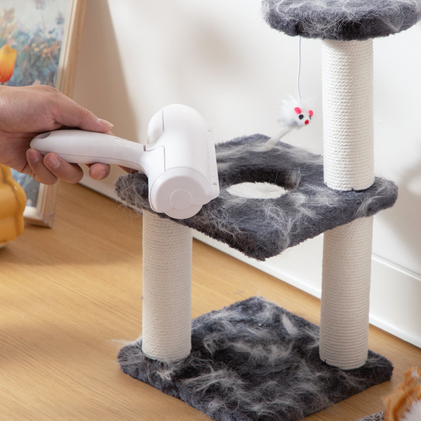 Reusable Dual-Sided Pet Hair Remover Roller – For Furniture & Clothing