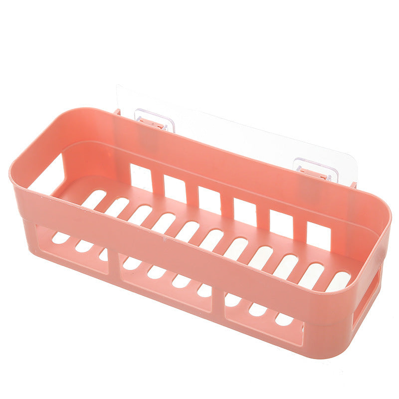 Bathroom Storage Rack – No-Drill Suction Cup Organizer with Tripod Design