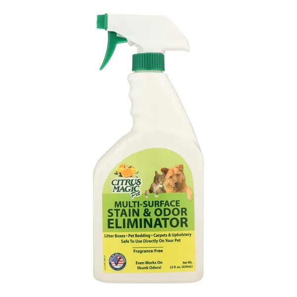 Citrus Magic Multi-Surface Pet Stain & Odor Eliminator – 22 oz