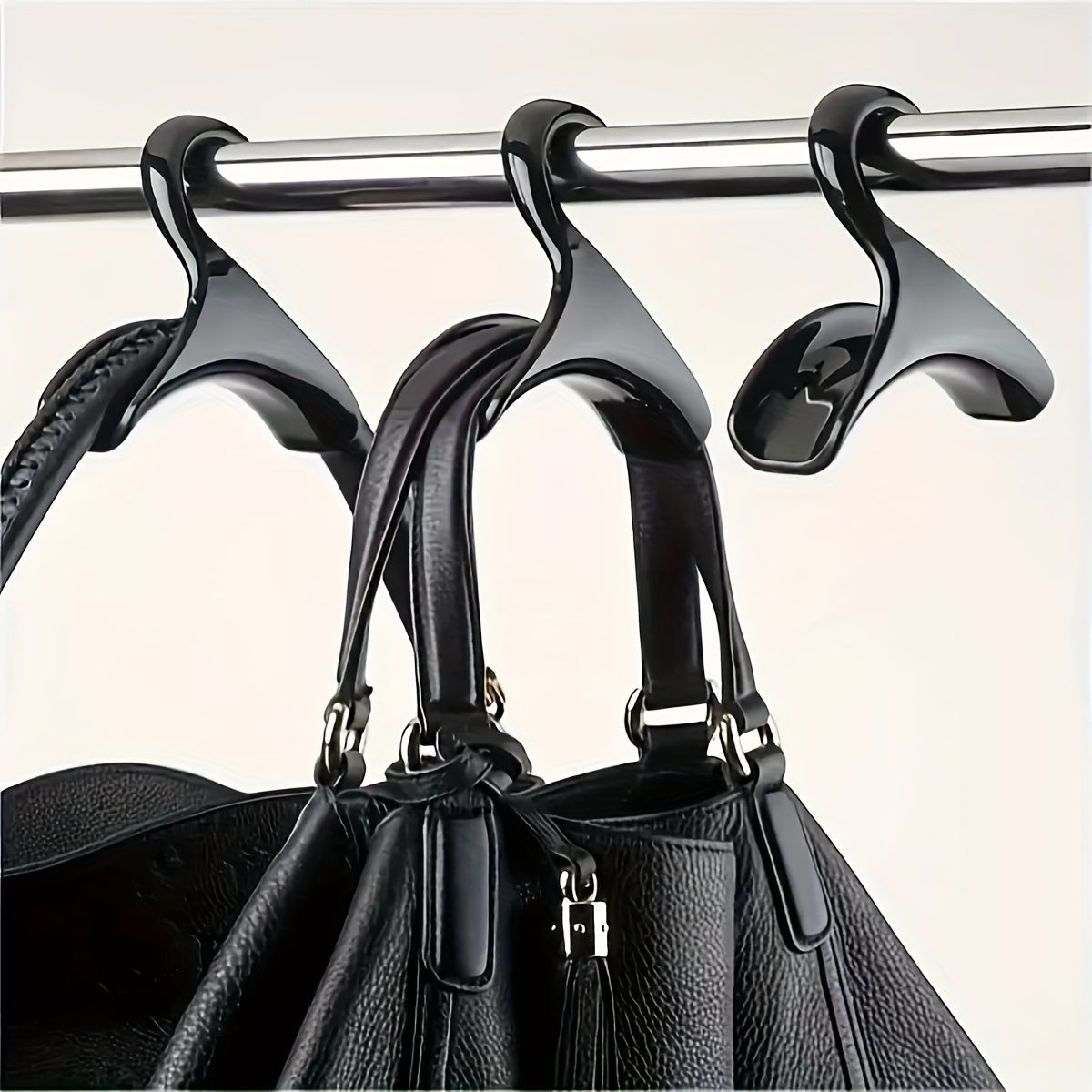 10-Pack Heavy-Duty Purse Hooks – Elegant Anti-Slip Closet Hangers for Bags, Scarves, Hats & More