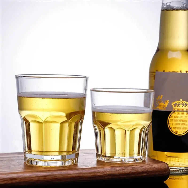 6-Piece Acrylic Drinking Cup Set – 35ml Whiskey, Beer, Wine & Cocktail Tumblers
