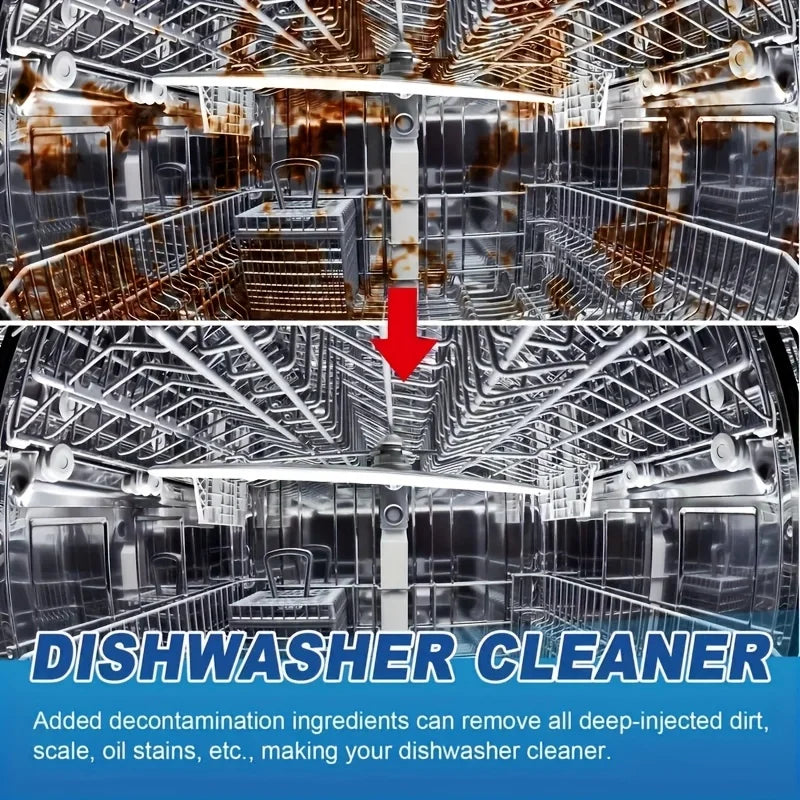 Powerful Dishwasher Cleaner & Deodorizer – Fights Grease, Grime & Stains