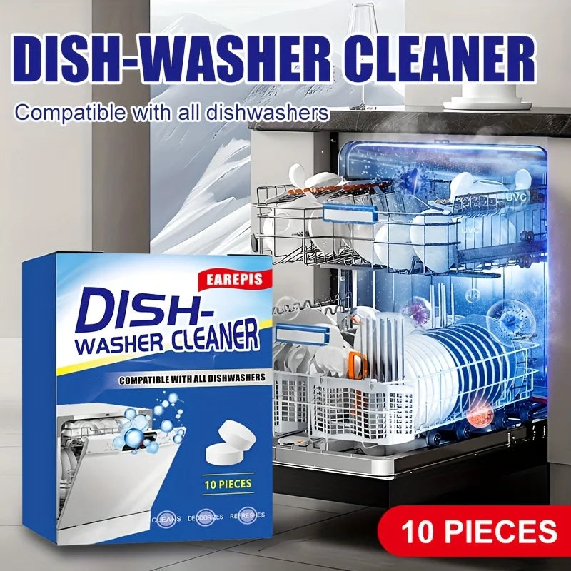 Powerful Dishwasher Cleaner & Deodorizer – Fights Grease, Grime & Stains