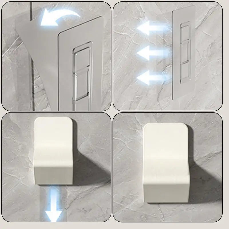 Wall-Mounted Shower Foot Rest – Non-Slip ABS Leg Shaving Step with Foot Pedal, Non-Perforated Design