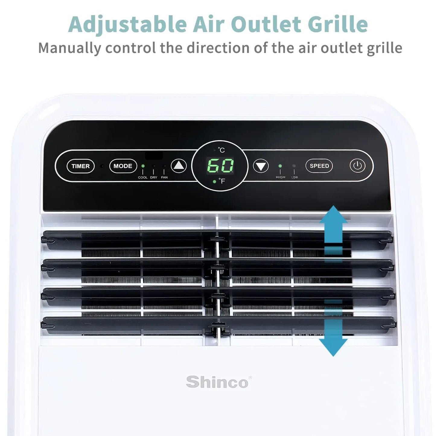 Shinco 8,000 BTU Portable Air Conditioner – Stay Cool, Anywhere