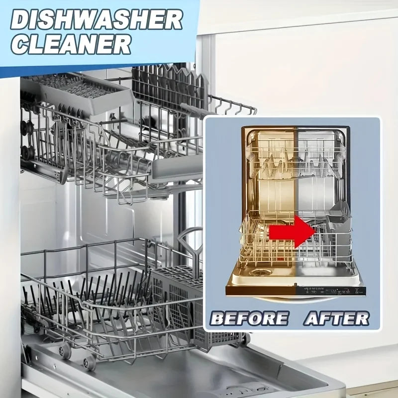 Powerful Dishwasher Cleaner & Deodorizer – Fights Grease, Grime & Stains