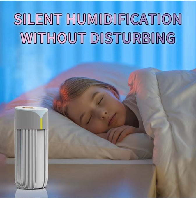 220mL Air Humidifier with Colorful LED Lights – Compact & Stylish Room Upgrade