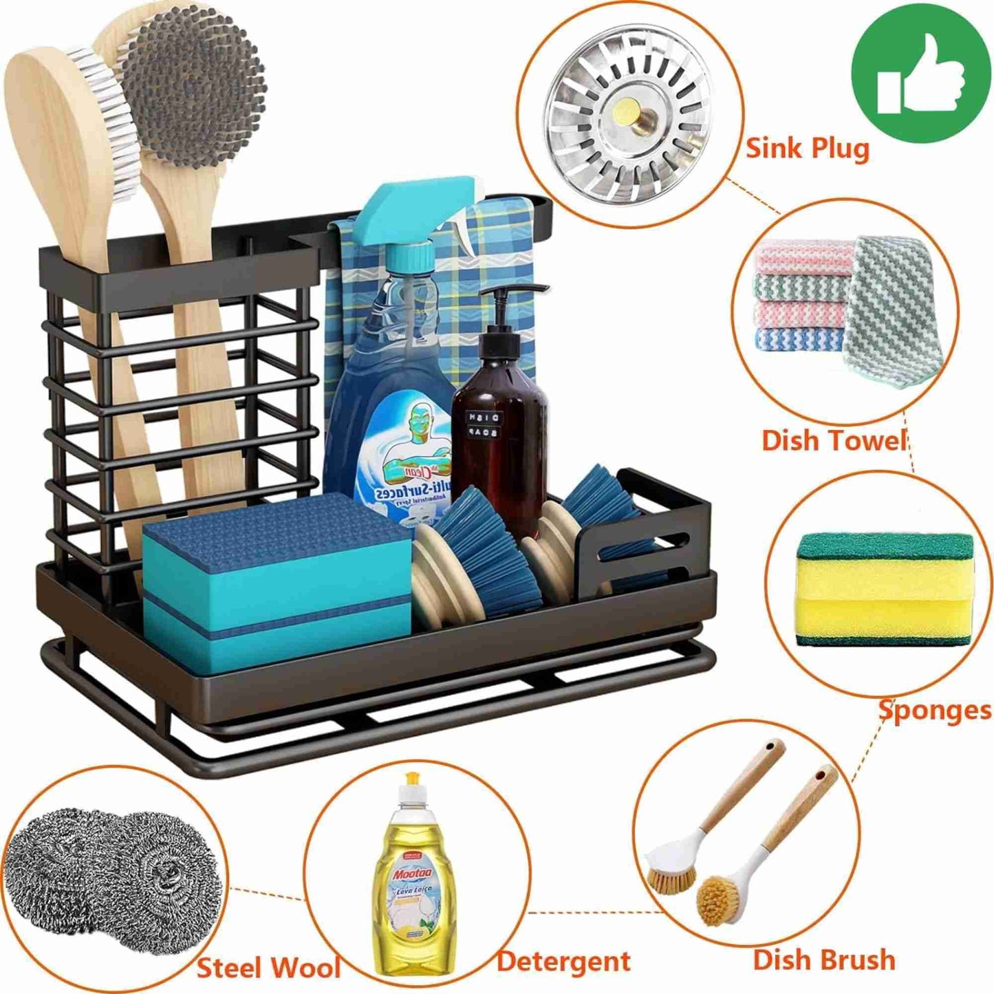Kitchen Sink Caddy Organizer – No Weekend Delivery | Not Available on Temu or Walmart