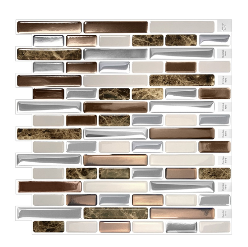 3D Peel-And-Stick Mosaic Magic Wall Sticker (One Piece)