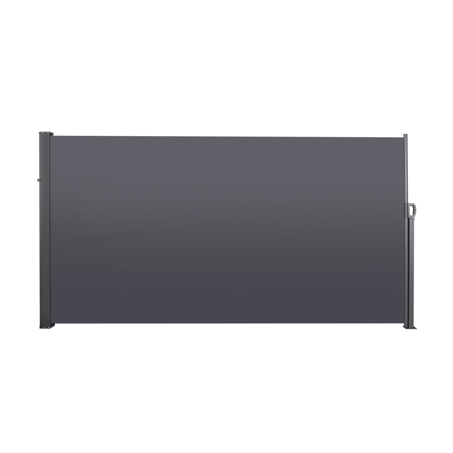 Retractable Side Screen Awning – UV Resistant, Waterproof Patio Privacy Divider for Outdoor Spaces – Grey