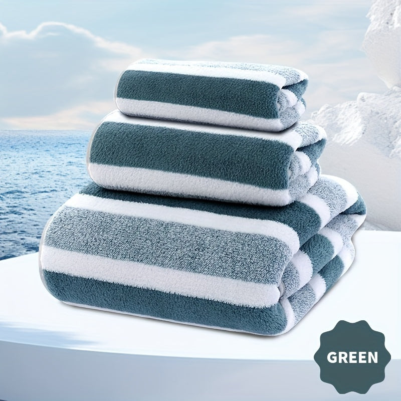 3-Piece Ultra Soft Bath Towel Set – Super Absorbent Towels