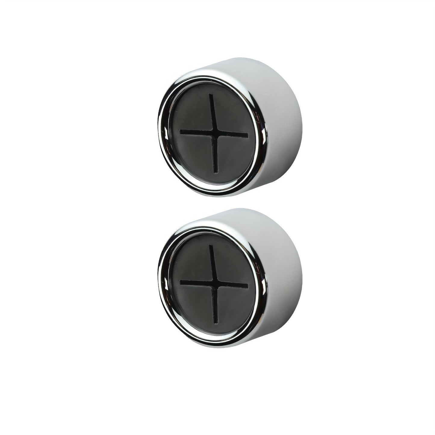 2pcs Round Self-Adhesive Towel Holders – No-Drill Wall & Cabinet Mount for Kitchen and Bathroom