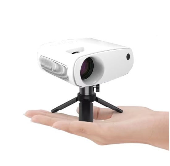 Mini Projector – 1080P HD with Tripod | Portable & Compatible with Android/iOS/Windows/TV Stick/USB