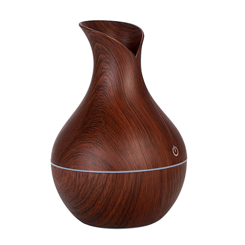 LED Ultrasonic Essential Oil Diffuser & Humidifier – Aromatherapy Air Purifier with Vase Design, Candle Holder & Smoke Fountain Effect for Home, Yoga, and Living Room Décor