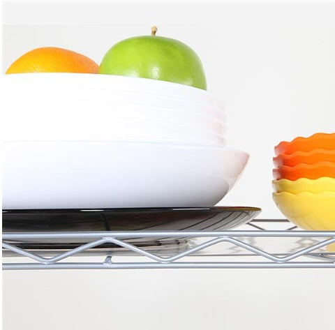 Adjustable 5-Tier Carbon Steel Storage Rack