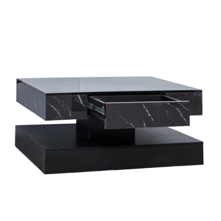Modern LED Coffee Table – Sleek Living Room Centerpiece with Built-In Lights, Large Contemporary Furniture - Black or White