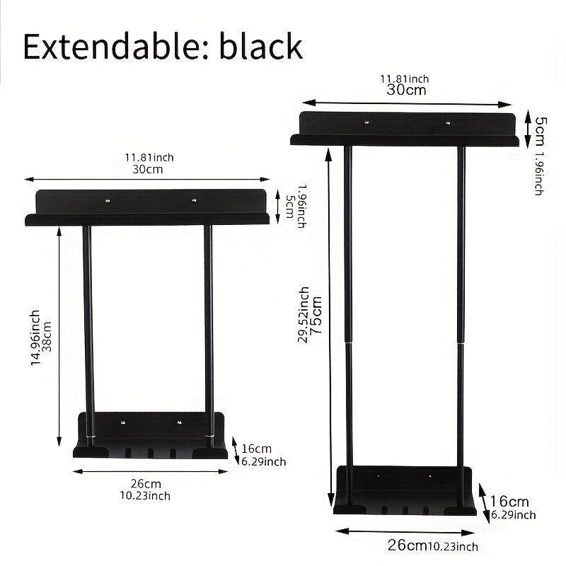 Modern No-Drill Bathroom Towel Rack – Multi-Layer Wall Shelf with Artistic Touch & Easy Installation