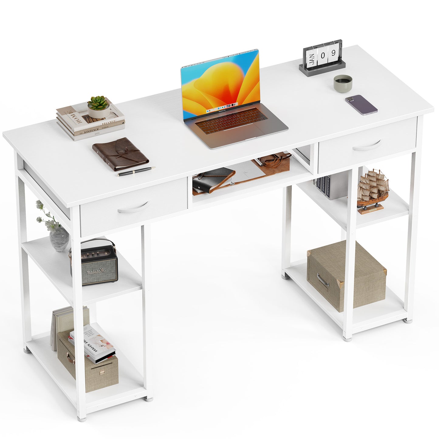 Compact Computer Desk – Small Writing Desk for Home Office, Bedroom, or Study, Ideal for Learning & Workspaces
