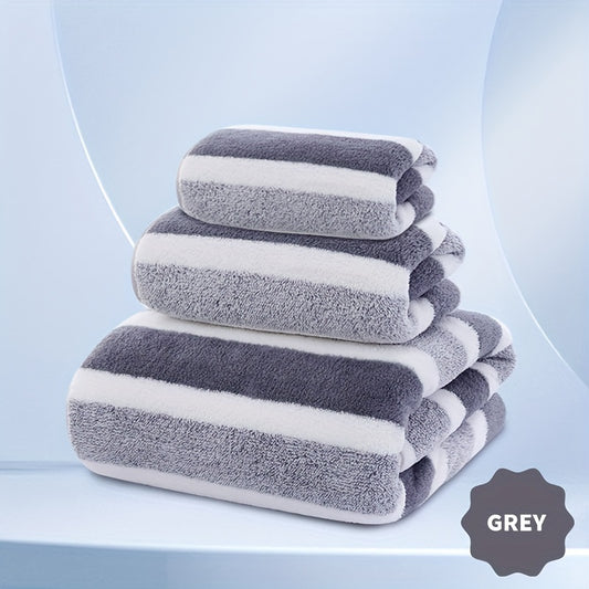 3-Piece Ultra Soft Bath Towel Set – Super Absorbent Towels
