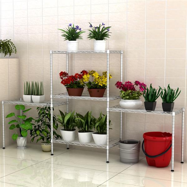 Adjustable 5-Tier Carbon Steel Storage Rack