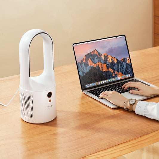 Portable Desk Bladeless Fan (6-Speed, Ultra-Quiet) - Stay Cool in Style