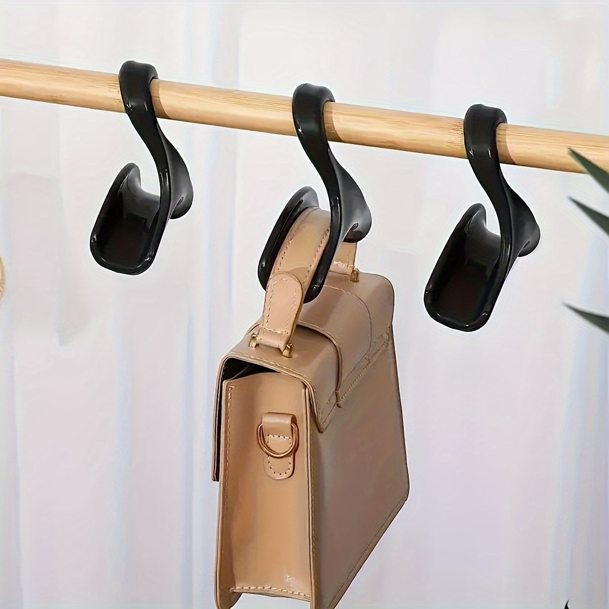10-Pack Heavy-Duty Purse Hooks – Elegant Anti-Slip Closet Hangers for Bags, Scarves, Hats & More