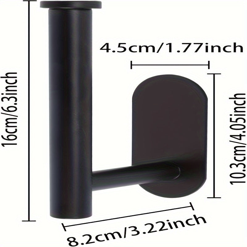 2-Pack No-Drill Adhesive Curtain Holdbacks – Black Modern Tie Backs for Drapes