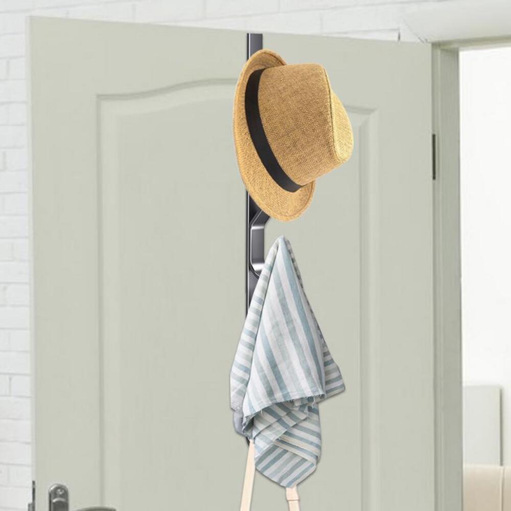 Over-the-Door Clothes Hanger – Heavy-Duty Carbon Steel Hooks for Hanging, Versatile Storage Organizer for Home & Closet